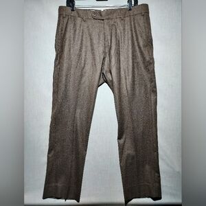 6 East Vitale Barberis Canonico Cashmere & Wool Mens Suit Trousers Size 36 X‎ 28